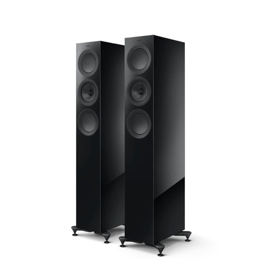 KEF R5 Meta Zwart (DEMO), Audio, Tv en Foto, Luidsprekers, Ophalen, Vloerstaande luidspreker, KEF (GP Acoustics (UK) Limited)