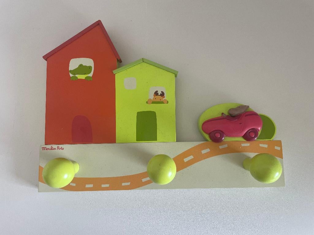 Houten kinder kapstok Moulin Roty, Kinderen en Baby's, Ophalen, Zo goed als nieuw