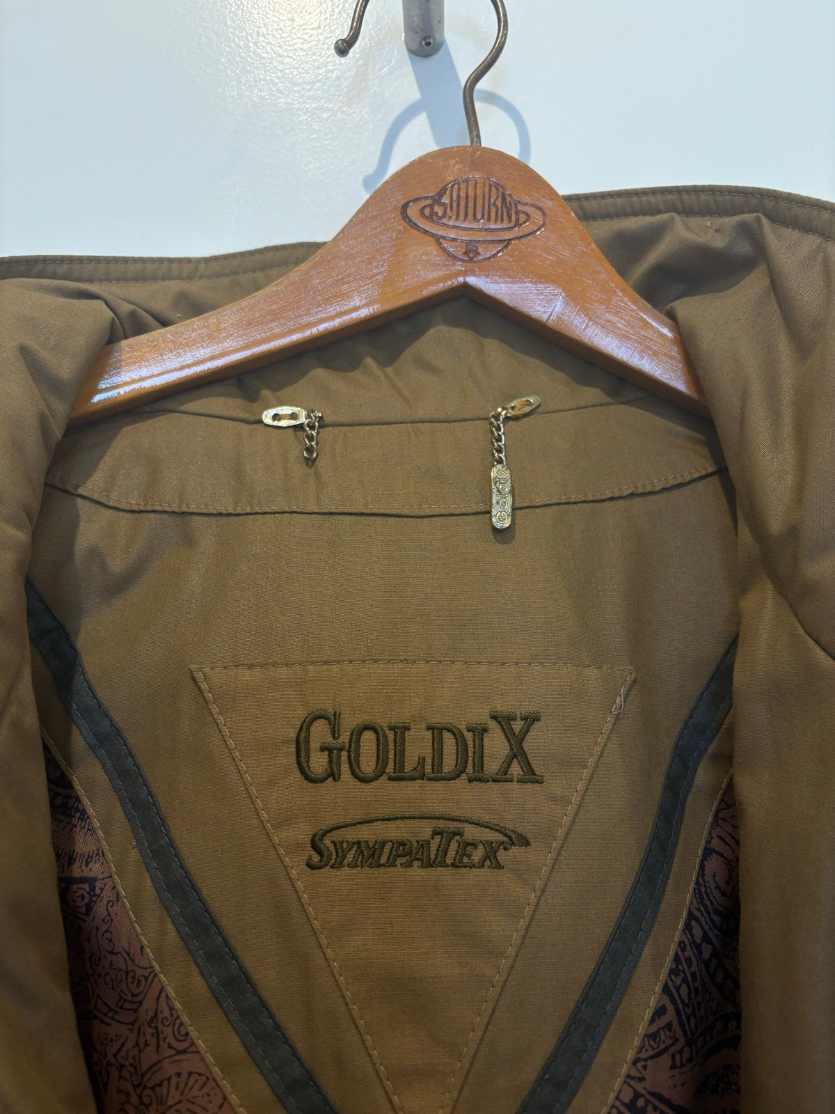 Goldix SympaTex Lange Jas, Ophalen of Verzenden, Zo goed als nieuw, Maat 38/40 (M), Bruin