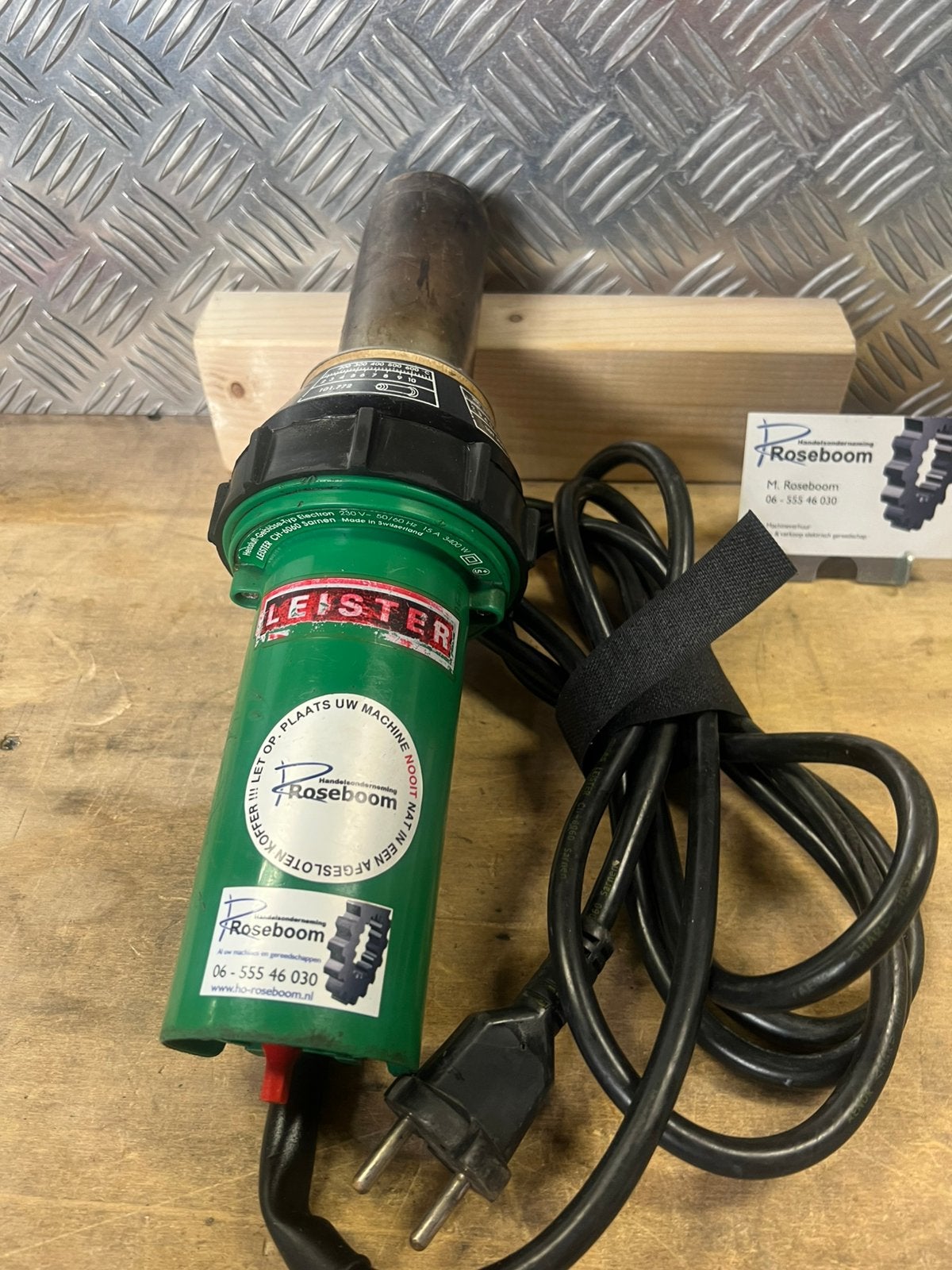 Leister hetelucht fhon type Ch600 werkt zoals het hoort, Www.leister.com, Gebruikt, Ophalen of Verzenden, Leister