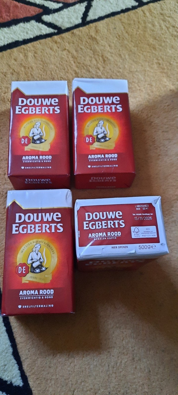 Douwe Egberts Aroma Rood Snelfiltermaling - 4x 500g, Ophalen, Nieuw