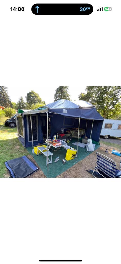 Offroad trailer, Caravans en Kamperen, Vouwwagens, meer dan 6, Overige kleuren, Aanwezig, Ophalen