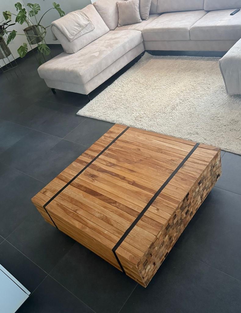 Salontafel, Huis en Inrichting, Ophalen, 50 tot 100 cm, Vierkant, 50 tot 100 cm
