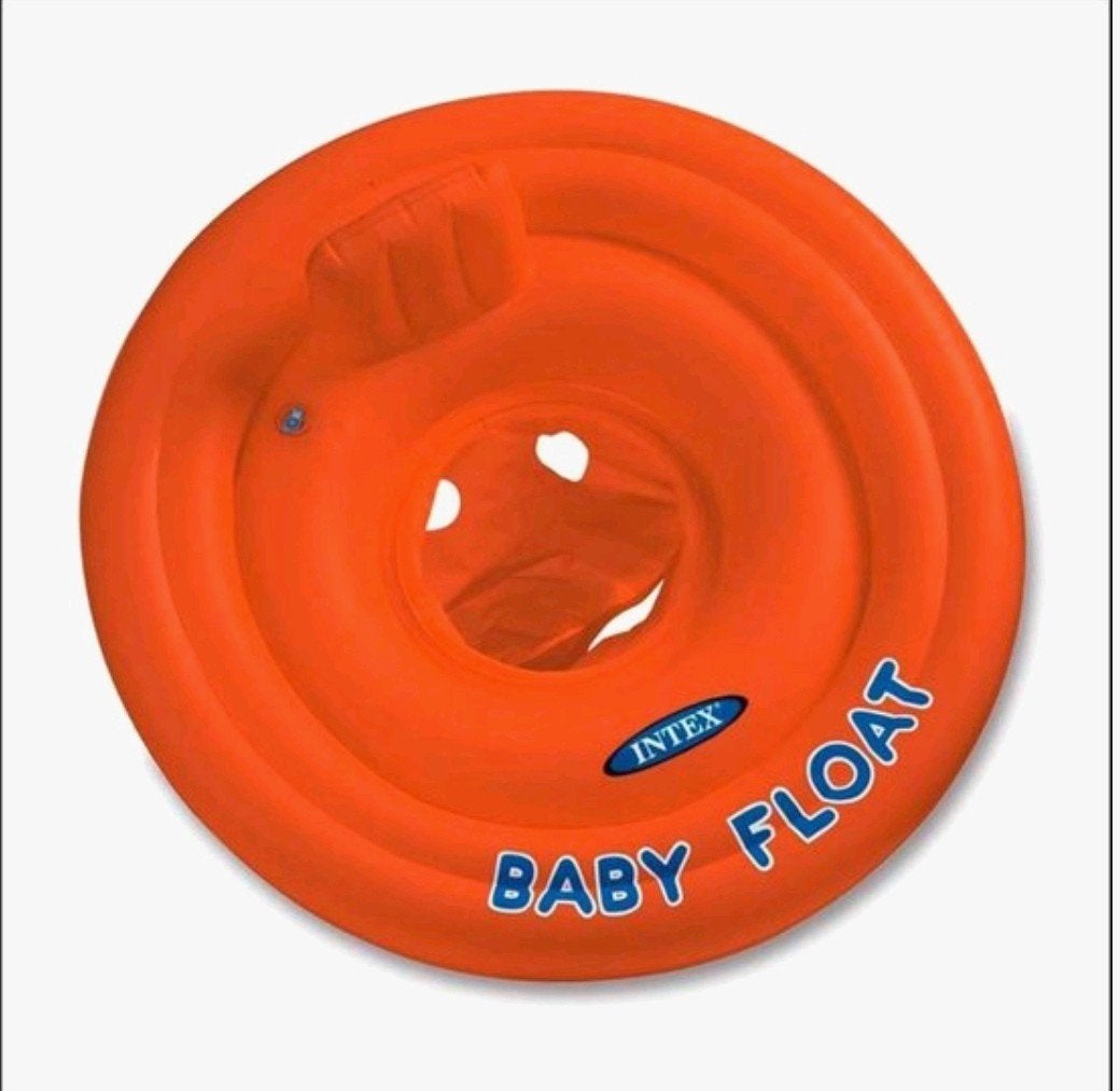 Intex Baby Float zwemband - Oranje babybootje, Ophalen of Verzenden, Zo goed als nieuw
