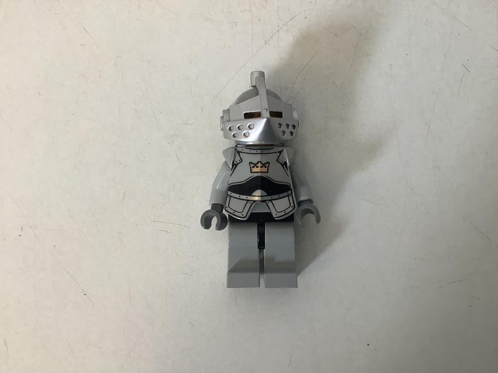 Lego minifiguur poppetje Castle Fantasy Crown Knight Plain, Ophalen of Verzenden, Gebruikt, Losse stenen, Lego