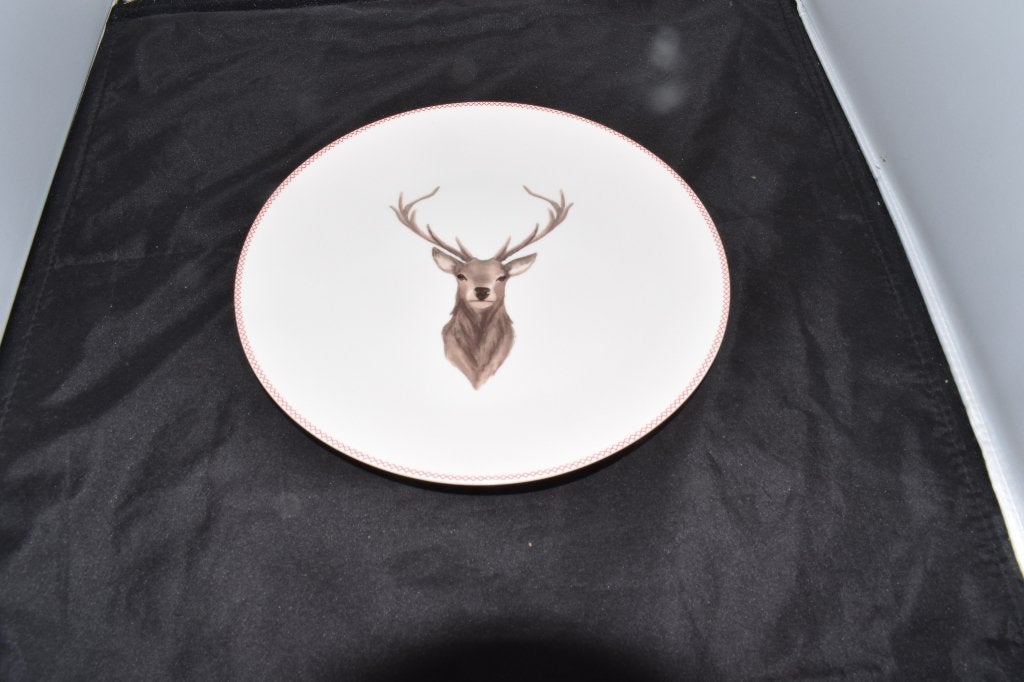 Ontbijtborden Hert Clayre & Eef servies, Overige merken, De Giesel 46, 6081PH Halen, Nieuw, Ophalen of Verzenden