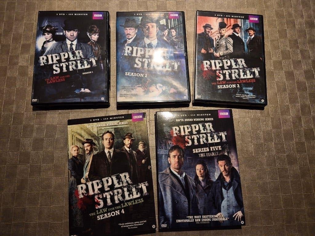 Te koop Ripper street seizoen 1-5 dvd, Engels, Alle leeftijden, Nederlands, Drama