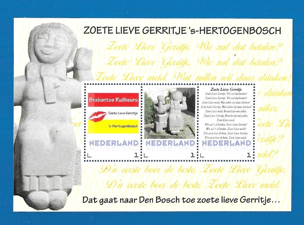 Postzegelvel 's-Hertogenbosch - Zoete Lieve Gerritje 2013, Verzenden, Na 1940, Postfris