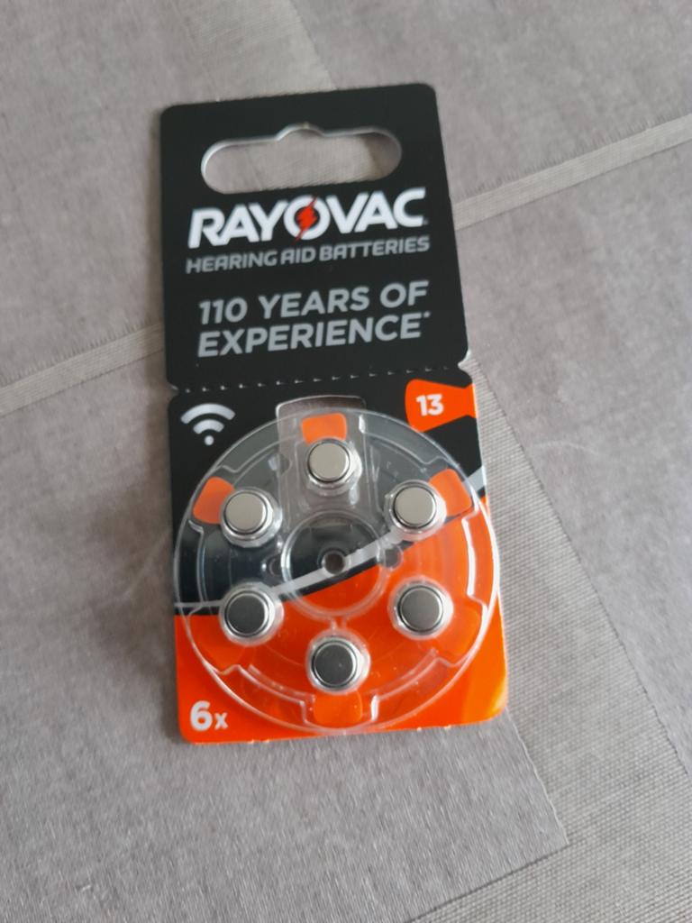 Rayovac Hoortoestelbatterijen Type 13, Ophalen of Verzenden, Nieuw