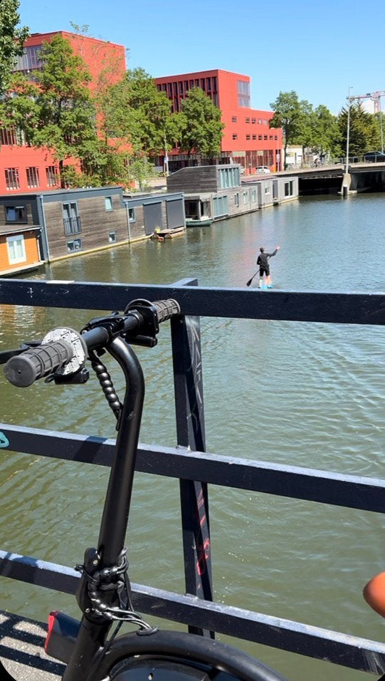 Dyu bike met 25 km per uur met pro taper hand vaten, Ophalen, Zo goed als nieuw, Overige merken