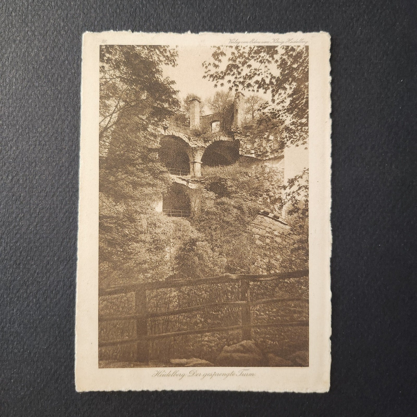 Oude Ansichtkaart Heidelberg Kasteelruïne, Verzenden, Voor 1920, Ongelopen, Duitsland