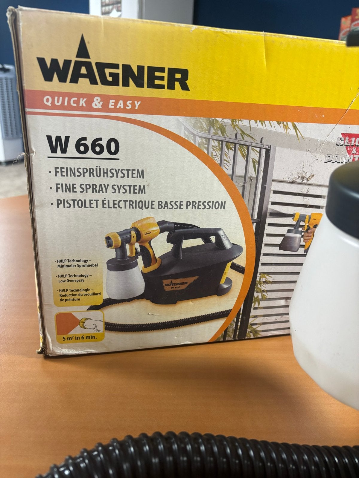 Wagner W 660 Verfspuitsysteem - Quick & Easy, Ophalen of Verzenden, Nieuw, Verfspuit of Verfpomp