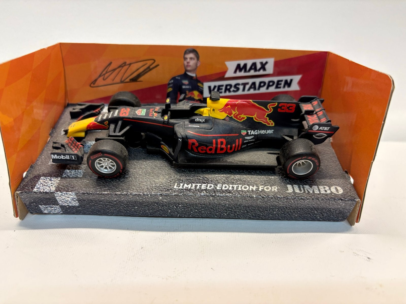 Max Verstappen Red Bull Racing F1 Auto Jumbo Limited Edition, Overige merken, 1:50 of kleiner, Auto, Ophalen of Verzenden