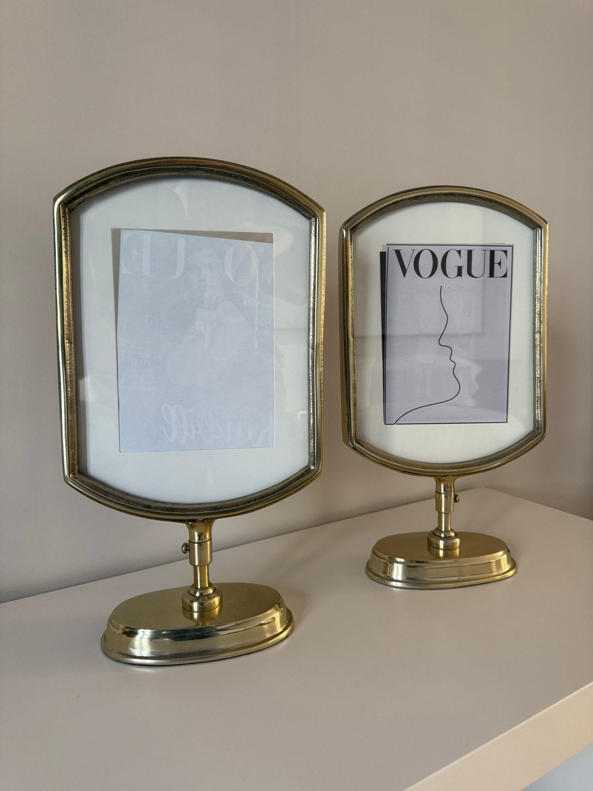 Rivièra Maison Fotolijsten - Set van 2, Huis en Inrichting, Woonaccessoires | Lijsten, Ophalen, Zo goed als nieuw, Fotolijst, Metaal