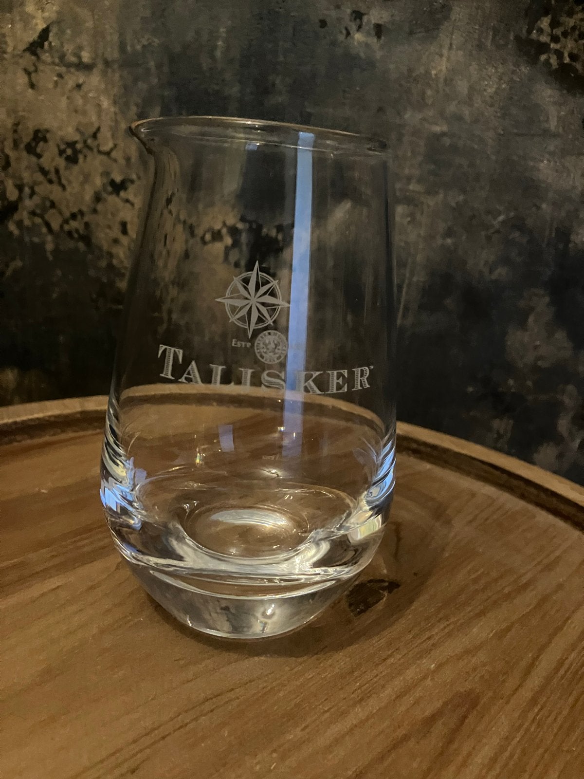 Talisker whisky waterkan (0,3L) - Glazen karaf, Ophalen of Verzenden, Zo goed als nieuw, Glas