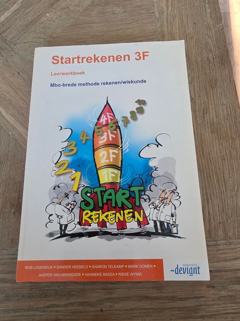 Rob Lagendijk - Startrekenen 3F leerwerkboek, Ophalen of Verzenden, Zo goed als nieuw, Rob Lagendijk; Sandra Rietveld; Kees Bakker; Terèse van Lare;...