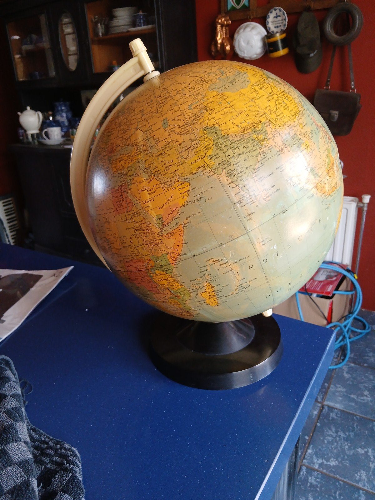 Vintage globe, Ophalen of Verzenden, Huis en Inrichting