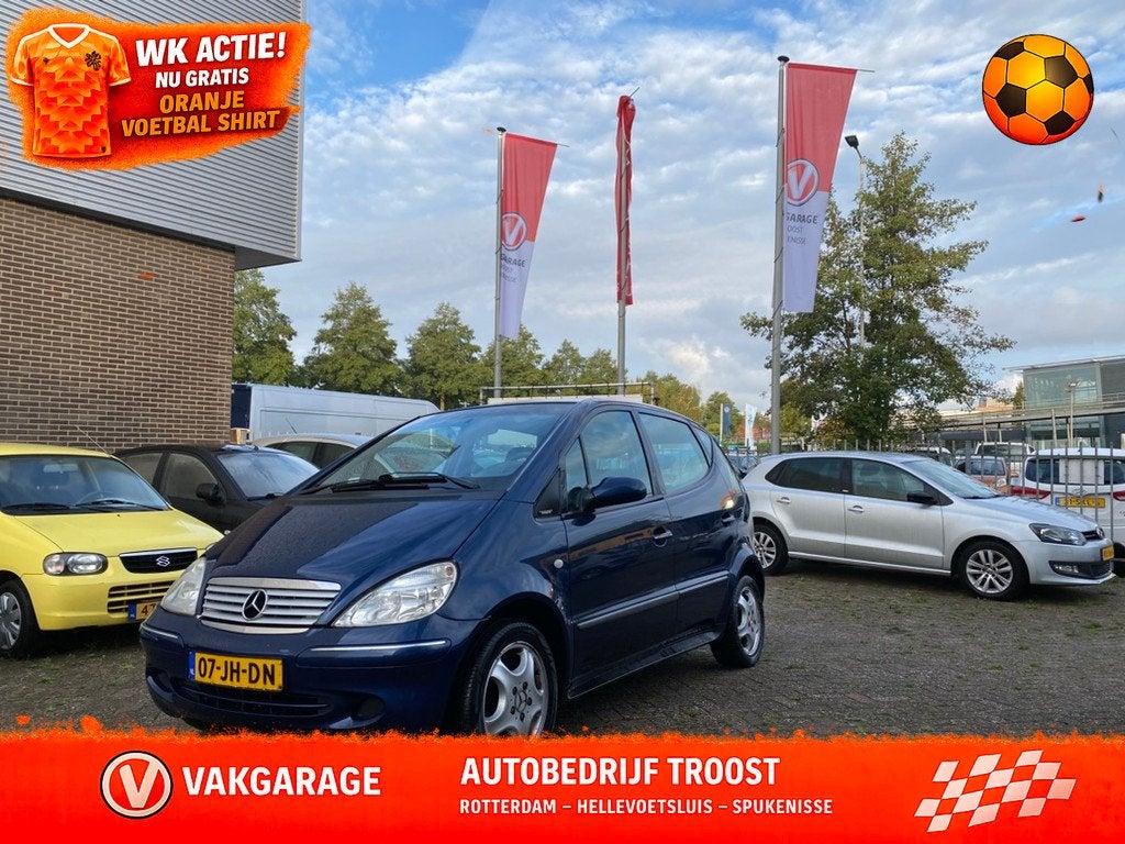 Mercedes-Benz A-Klasse 140 Elegance Lang,Apk 21-07-2026,Trek, Auto's, Mercedes-Benz, Voorwielaandrijving, Stof, Gebruikt, 4 cilinders