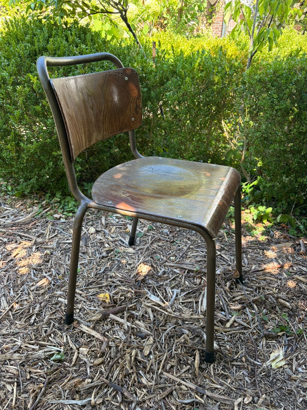 Houten stoelen stapelbaar, Ophalen, Gebruikt, Hout, Stapelbaar