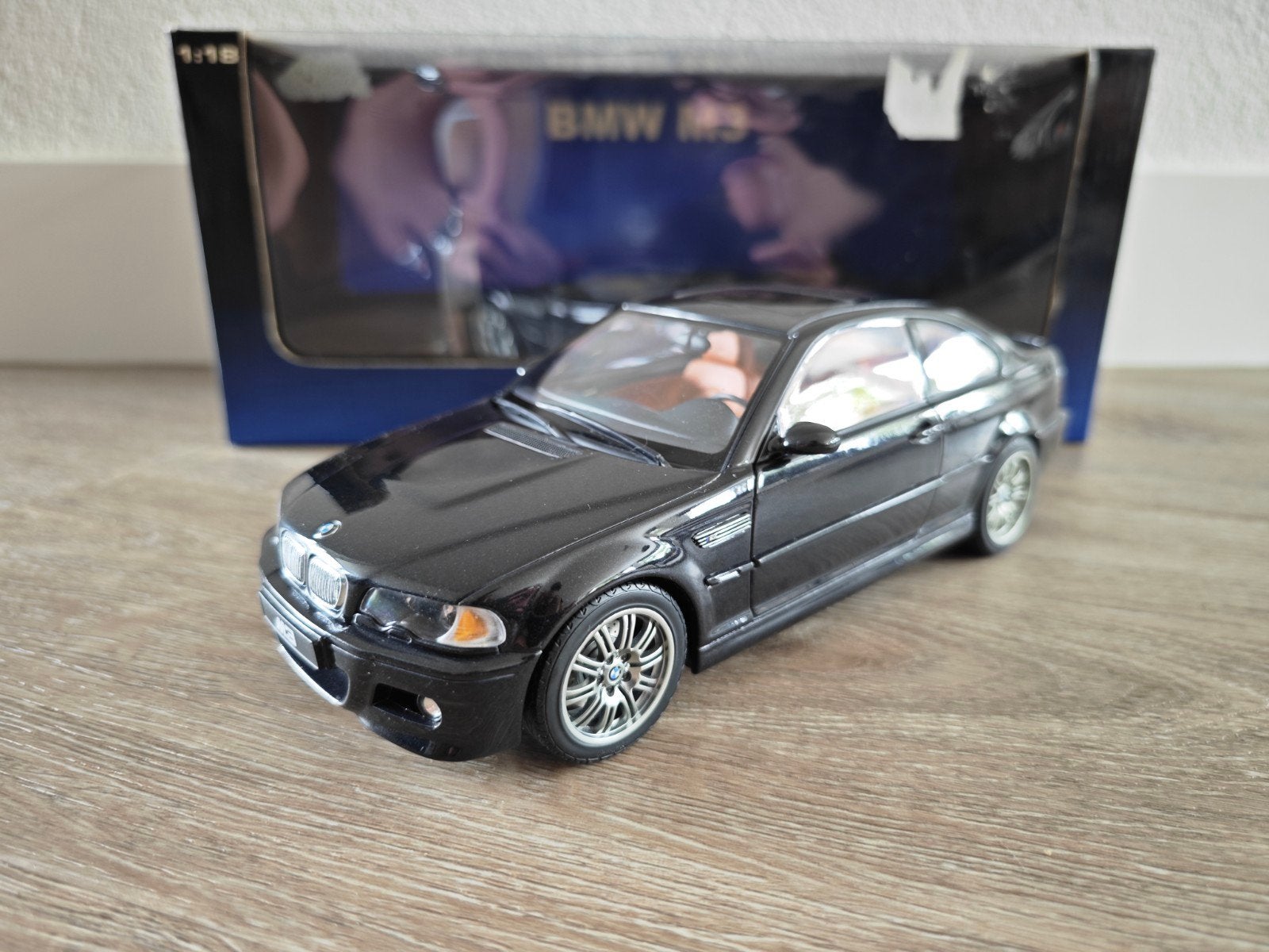 Autoart BMW M3 E46 Coupe Black 70541, Ophalen of Verzenden, Gebruikt, Auto, Autoart