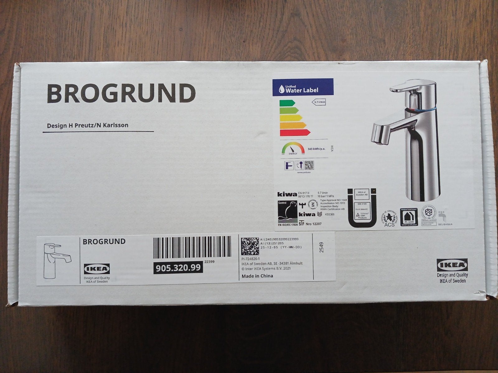 Ikea BROGRUND Kraan - Nieuw in ongeopende doos, Ophalen, Nieuw, Kraan