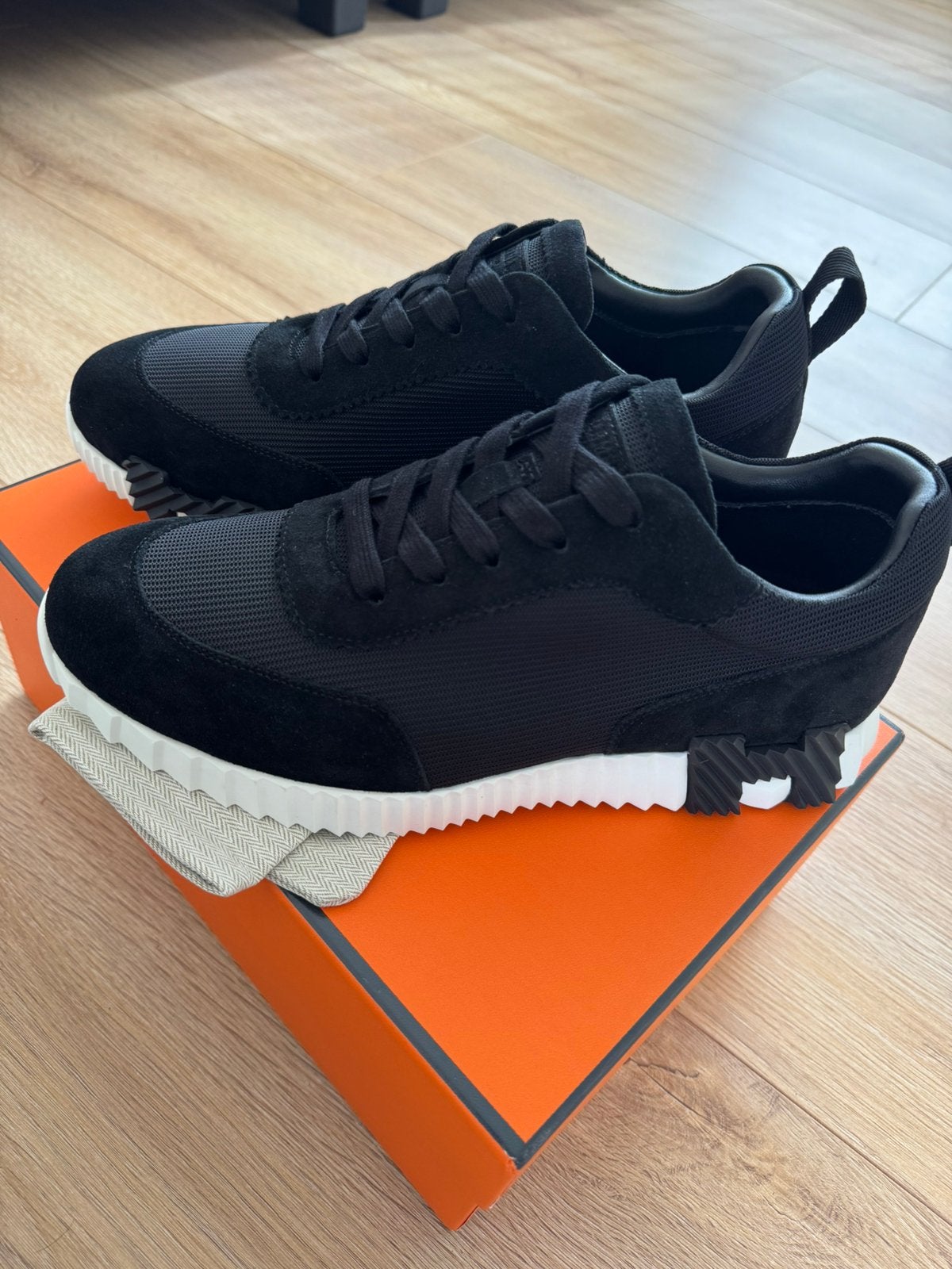 Hermes bouncing sneakers, Kleding | Heren, Schoenen, Verzenden, Zwart, Zo goed als nieuw, Hermes