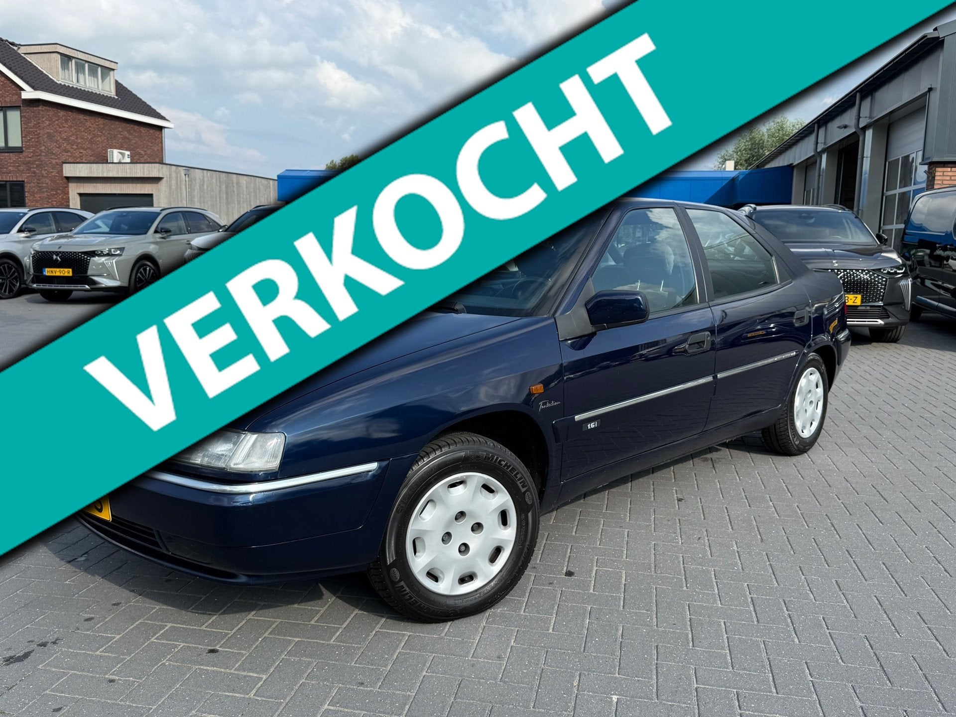 Citroen Xantia 1.6i X TENTATION AIRCO KRIJTGAAF TYPE1 UNIEK, Auto's, Citroën, Gebruikt, Blauw, Bedrijf, Handgeschakeld