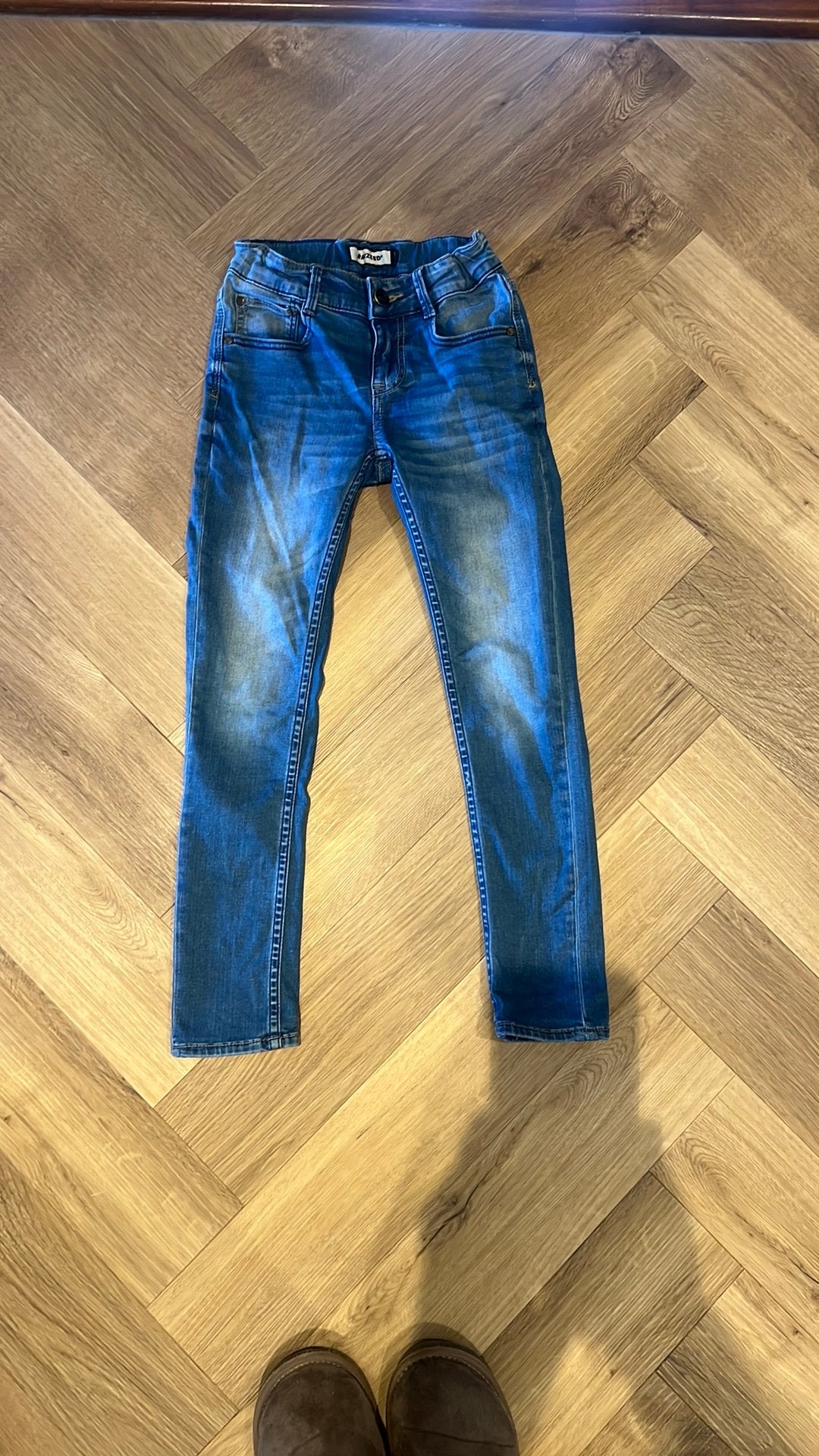Spijkerbroek jongens Raizzed maat 128, Ophalen of Verzenden, Zo goed als nieuw, Jongen, Broek