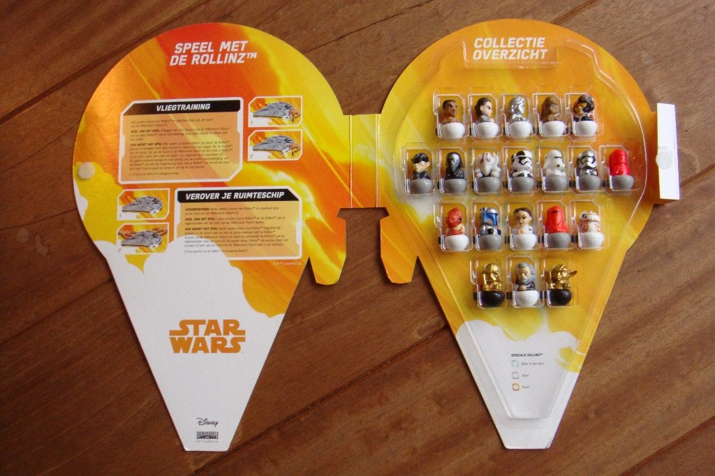 Star wars rollinz complete collectie in map NIEUW €19,95, Verzamelen, Ophalen of Verzenden, Nieuw, Actiefiguurtje