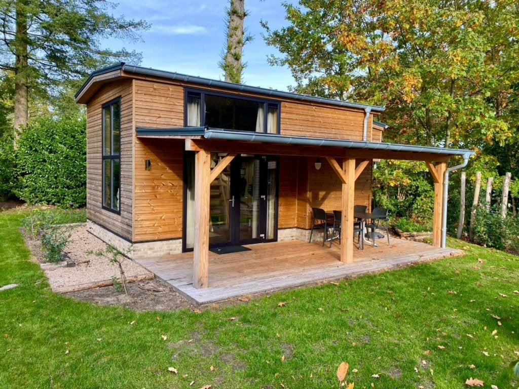 Tiny House Utrechtse Heuvelrug – 4 pers – tuin op zuidoosten, Internet, Utrecht, 4 personen, 3 slaapkamers