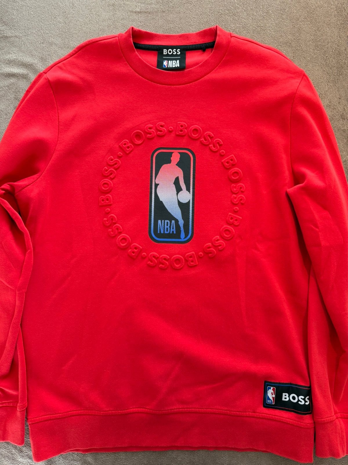Hugo Boss trui NBA, Ophalen of Verzenden, Zo goed als nieuw, Maat 48/50 (M), Rood
