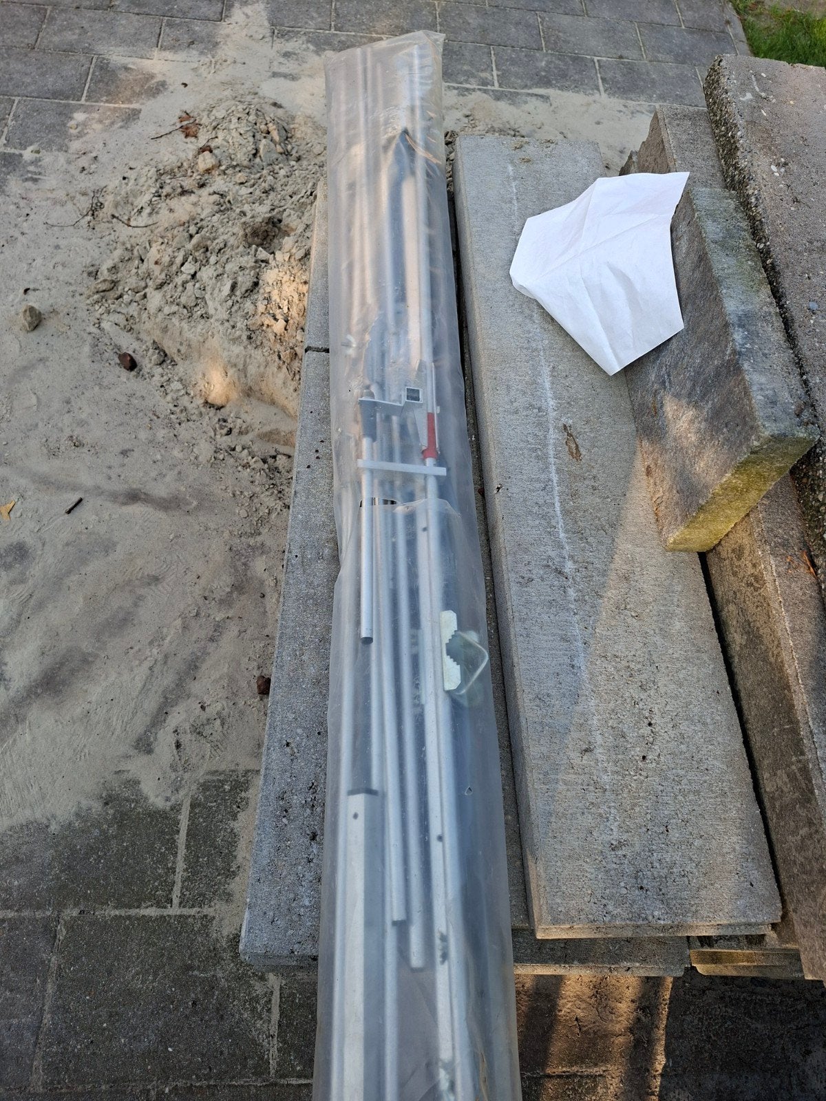 9 ellemets zendantenne, Doe-het-zelf en Verbouw, Buizen en Afvoer, Ophalen, Overige typen, Minder dan 2 meter, 80 mm of meer