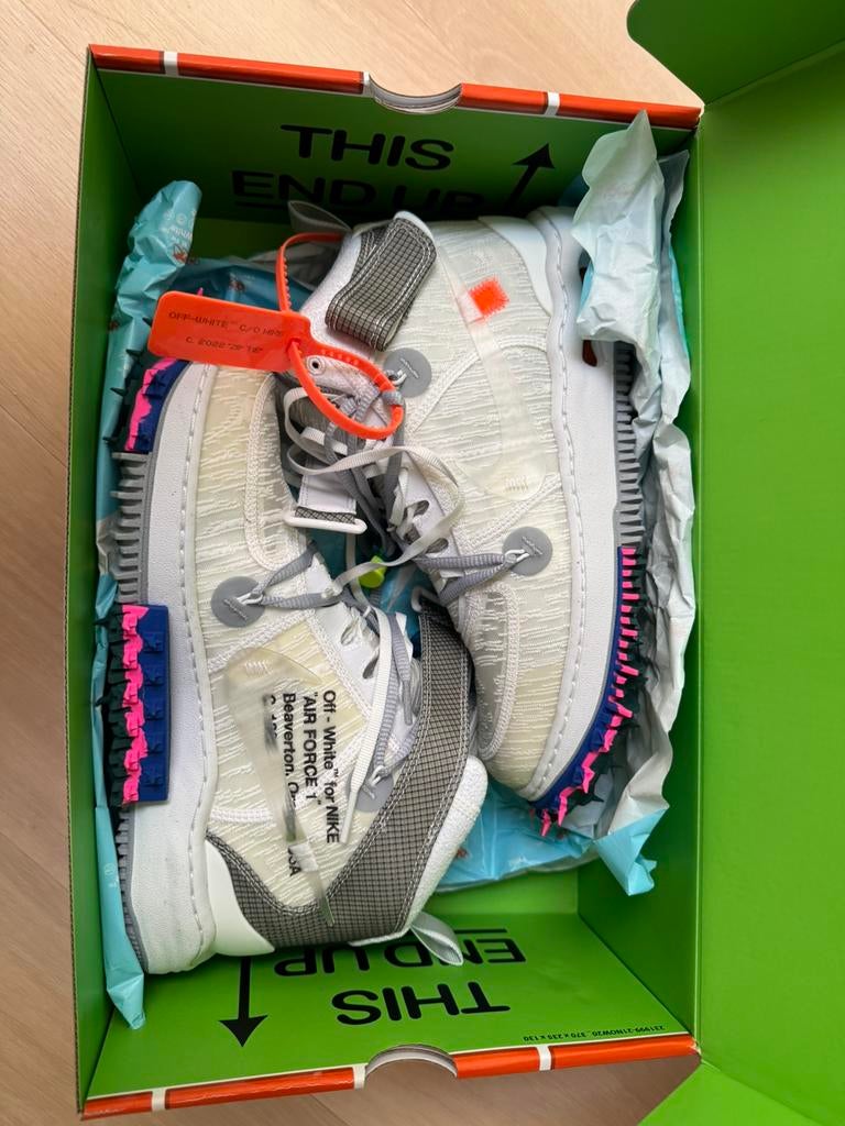 Airforce 1 mid Off-White  maat 41 Nieuw, Kleding | Heren, Schoenen, Ophalen, Wit, Nieuw, Sneakers of Gympen