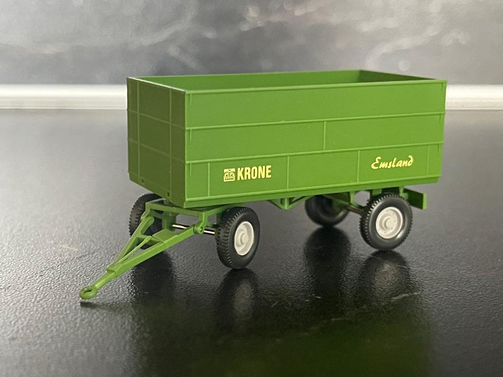 Agri-2876: KRONE verhoogde schamel-aanhanger [1], Ophalen of Verzenden, Nieuw, Hijskraan, Tractor of Landbouw, Wiking