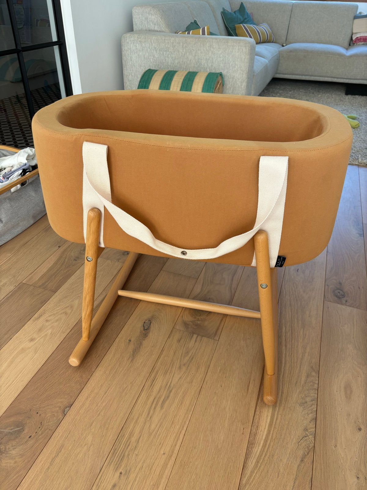 Charlie Crane KUKO Baby Moses basket, met matras en 2 hoezen, Kinderen en Baby's, Ophalen, Zo goed als nieuw, Wieg