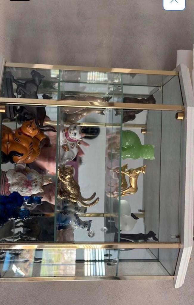 Complete Franklin Mint Katten Collectie, Ophalen, Zo goed als nieuw, Hond of Kat, Beeldje of Figuurtje