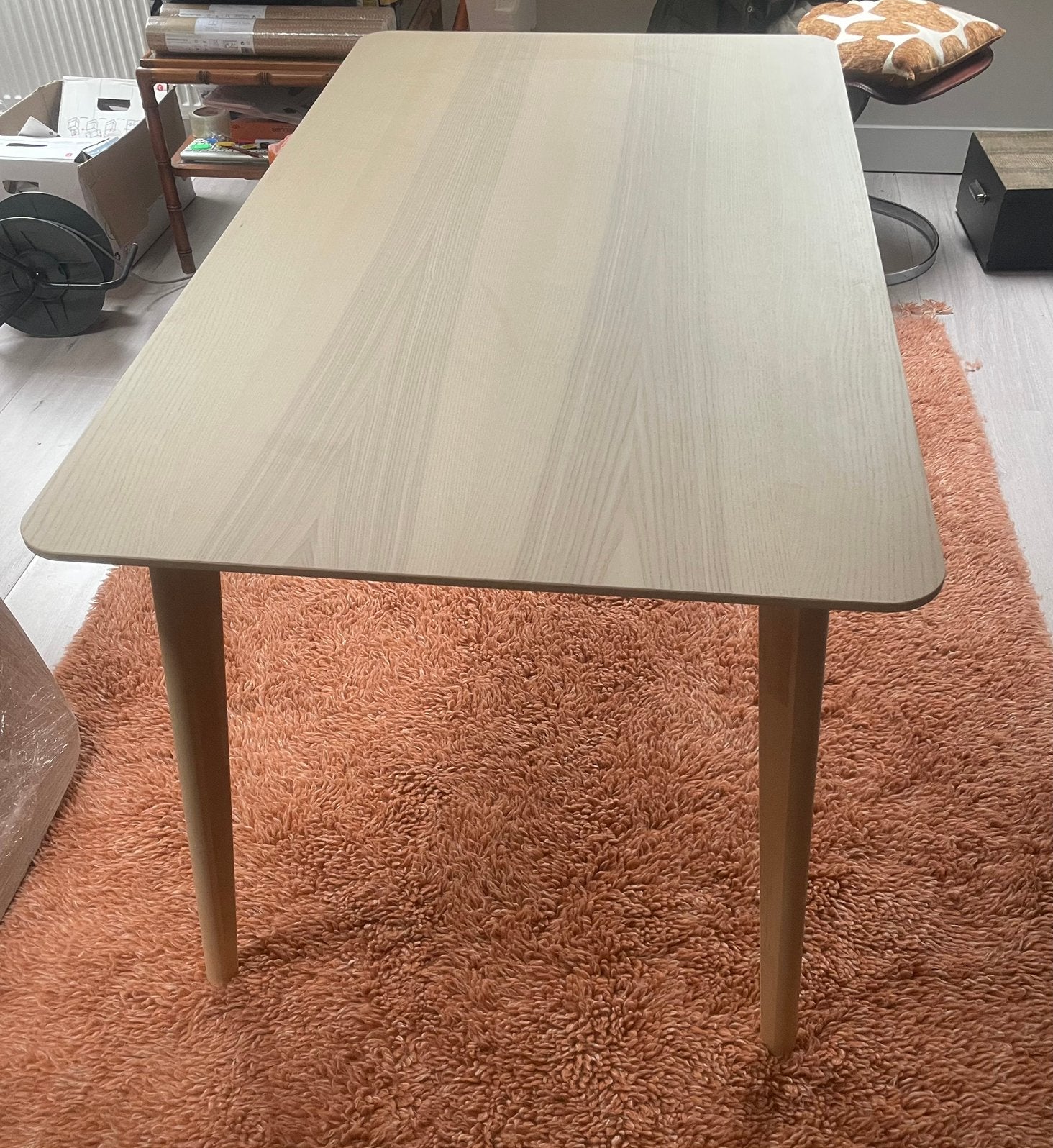 IKEA LISABO tafel, Ophalen, 100 tot 150 cm, 50 tot 100 cm, Zo goed als nieuw