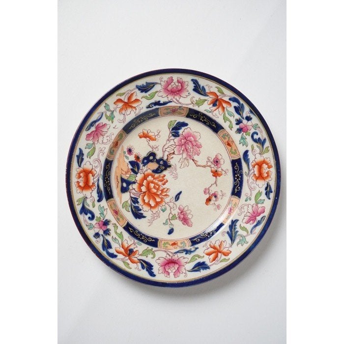 # Bord met kersen bloesem en lotus bloemen, Ophalen of Verzenden
