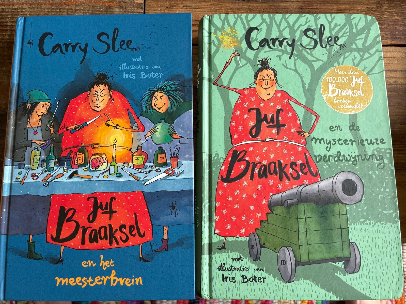 Twee Carry Slee boeken: Juf Braaksel - Zo goed als nieuw, Boeken, Ophalen of Verzenden, Zo goed als nieuw, Fictie