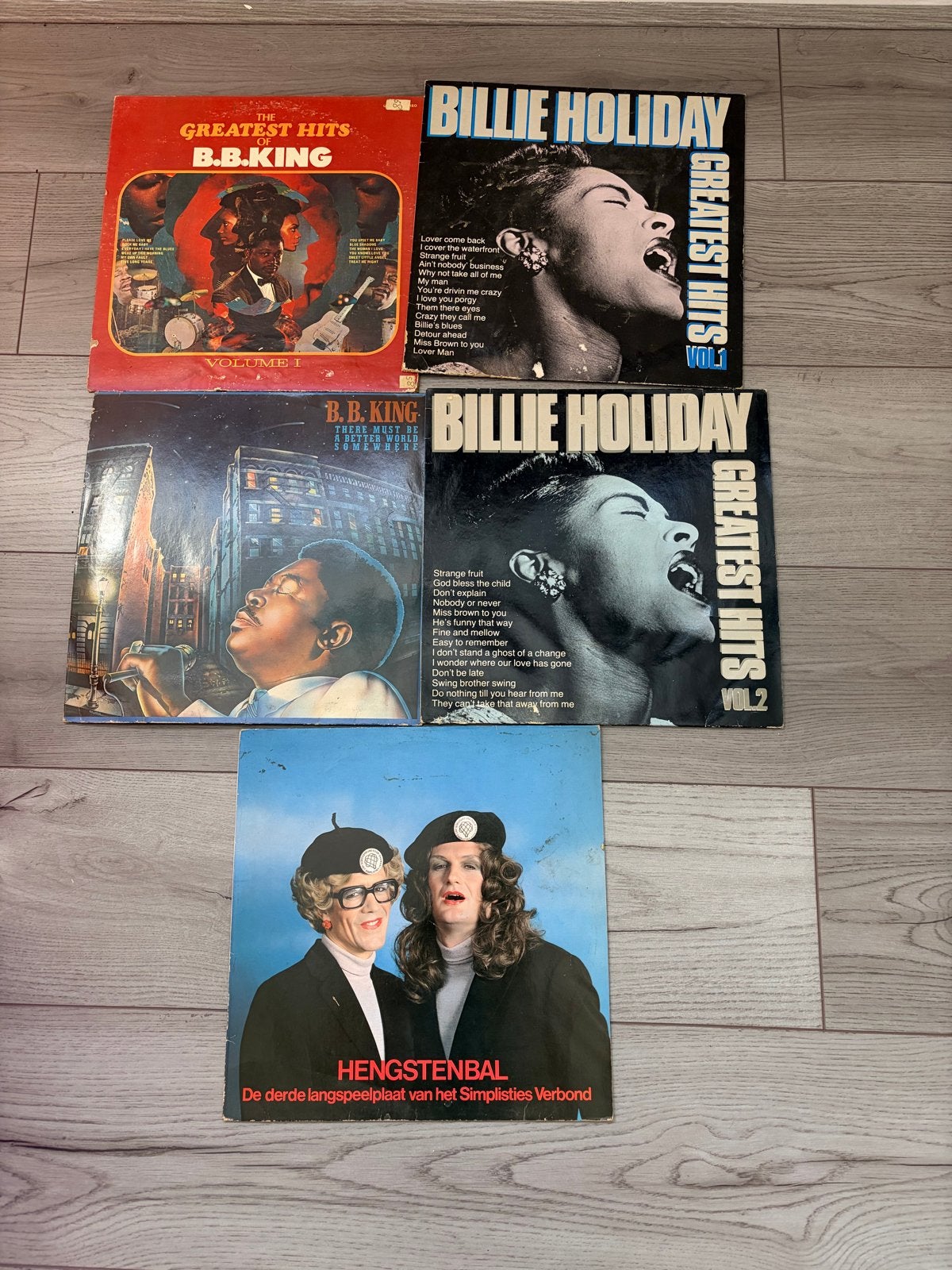 Vinylplaten: B.B. King, Billie Holiday, Het Simplisties Verb, LP, Gebruikt, Overige genres, Ophalen of Verzenden