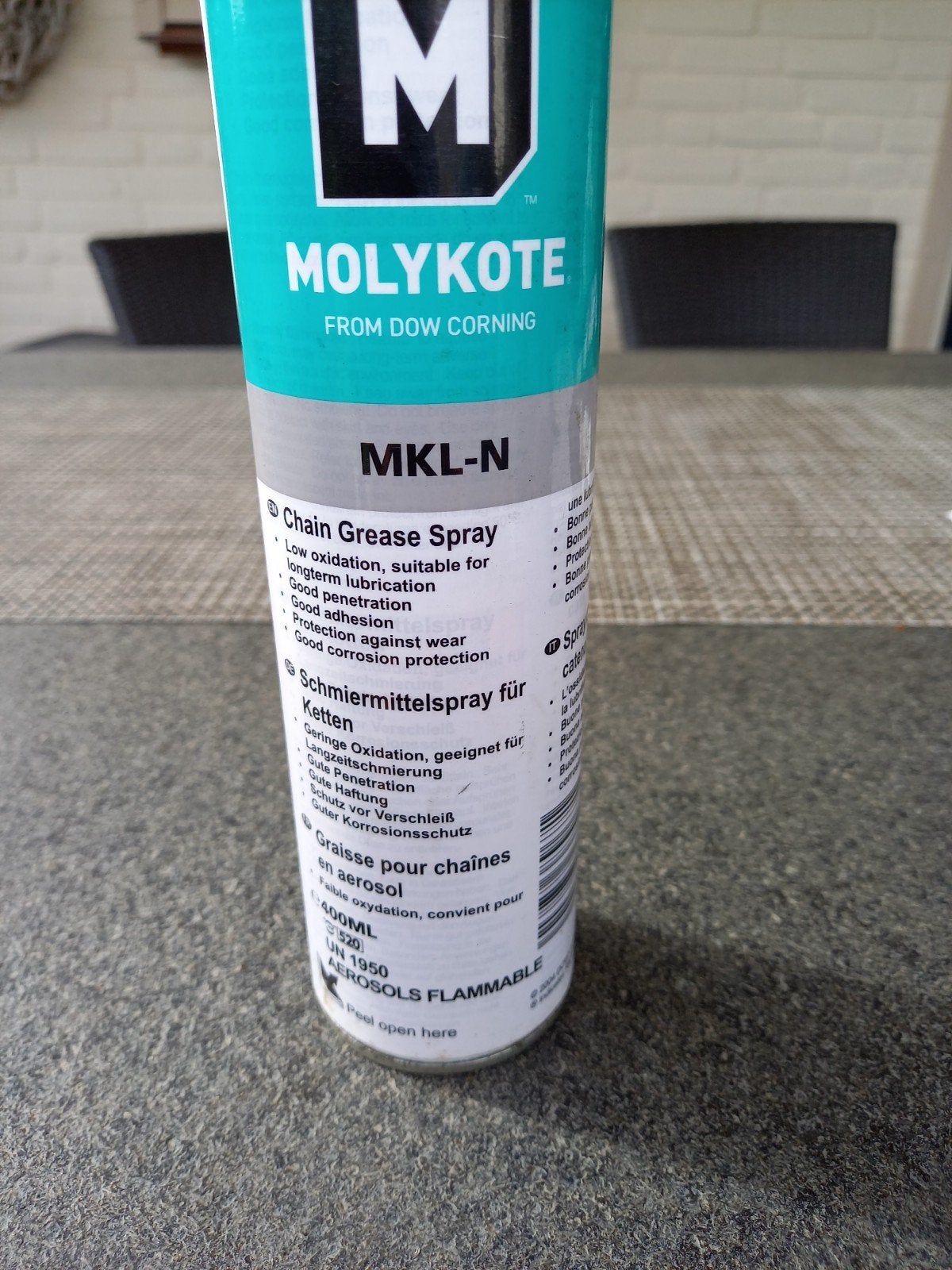 Molykote MKL-N Kettingspray - 400ml, Ophalen of Verzenden