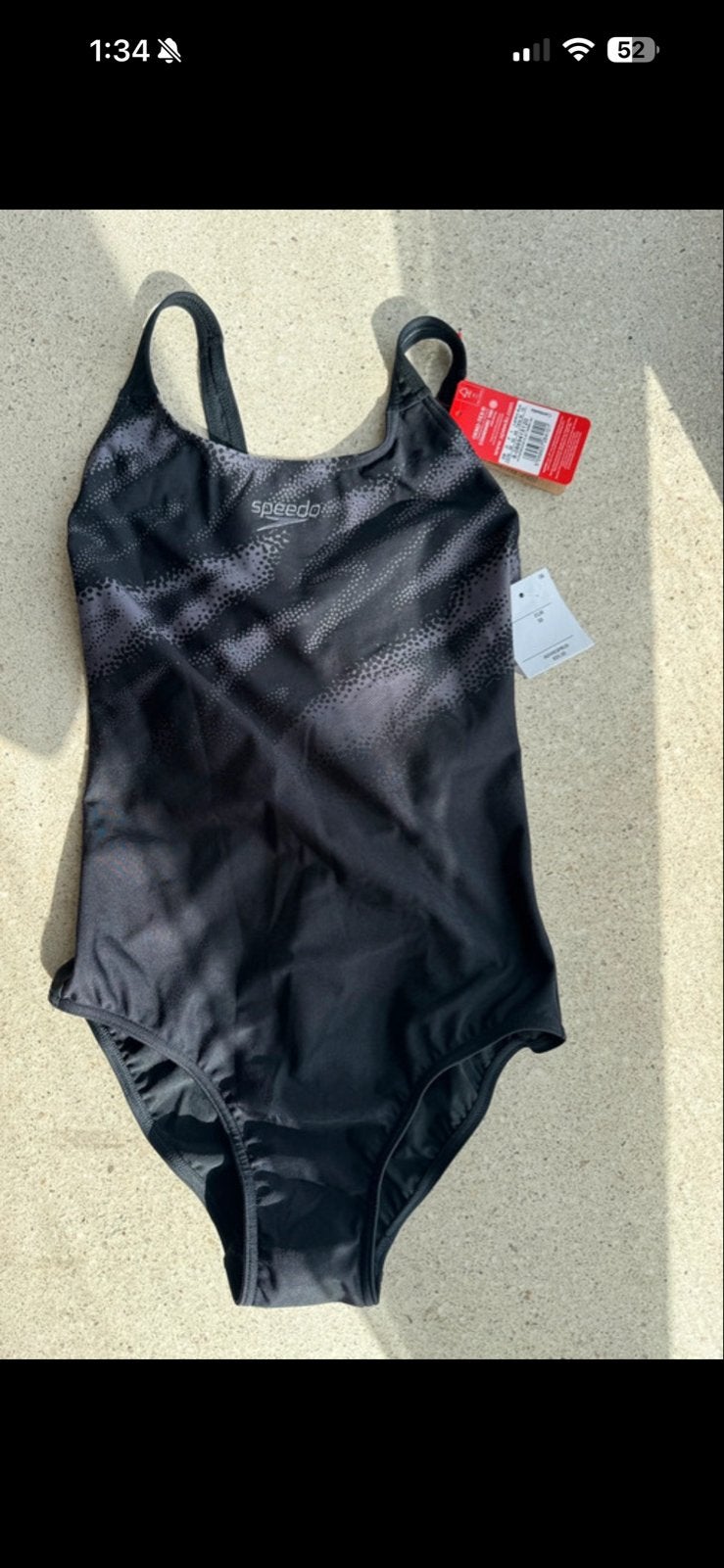 Nieuw Speedo Badpak Zwart - Maat 38, Ophalen of Verzenden, Nieuw, Zwart, Badpak