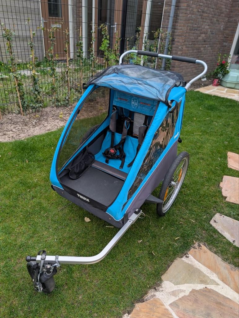 Thule Coaster fietskar - wielen vast, verhoogde voetensteun, Ophalen, Gebruikt, Opvouwbaar, 40 tot 60 kg