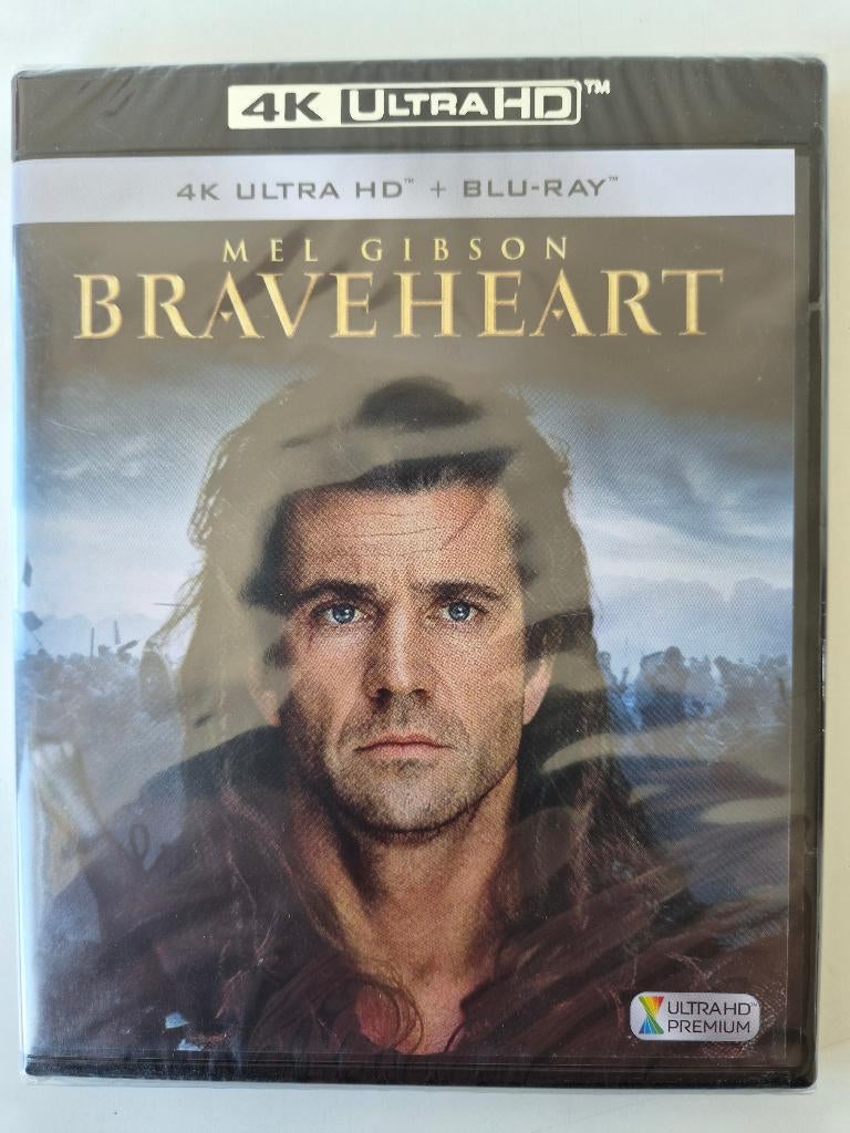 Braveheart - 4K UHD BD, Ophalen of Verzenden, Nieuw in verpakking, Actie