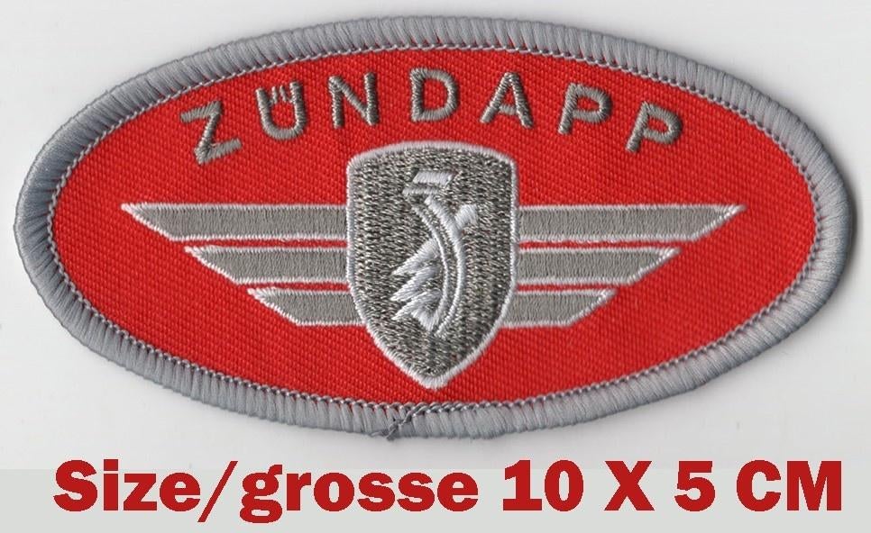 ZUNDAPP oval logo patch rood vor KS 50 100 125 517 CS GT GTS, Ophalen of Verzenden, Nieuw