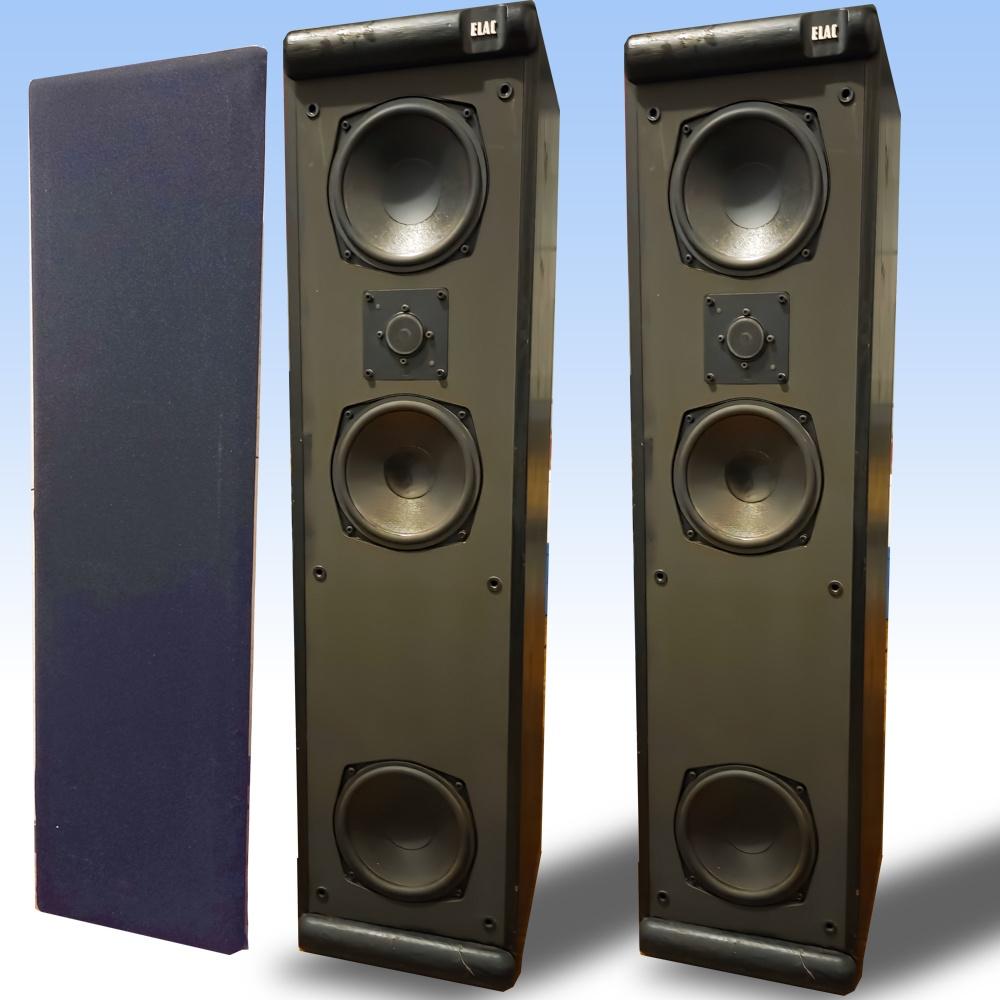 ELAC EL 150 speakers te koop, Audio, Tv en Foto, Luidsprekers, Gebruikt, 120 watt of meer, Front, Rear of Stereo speakers, Ophalen