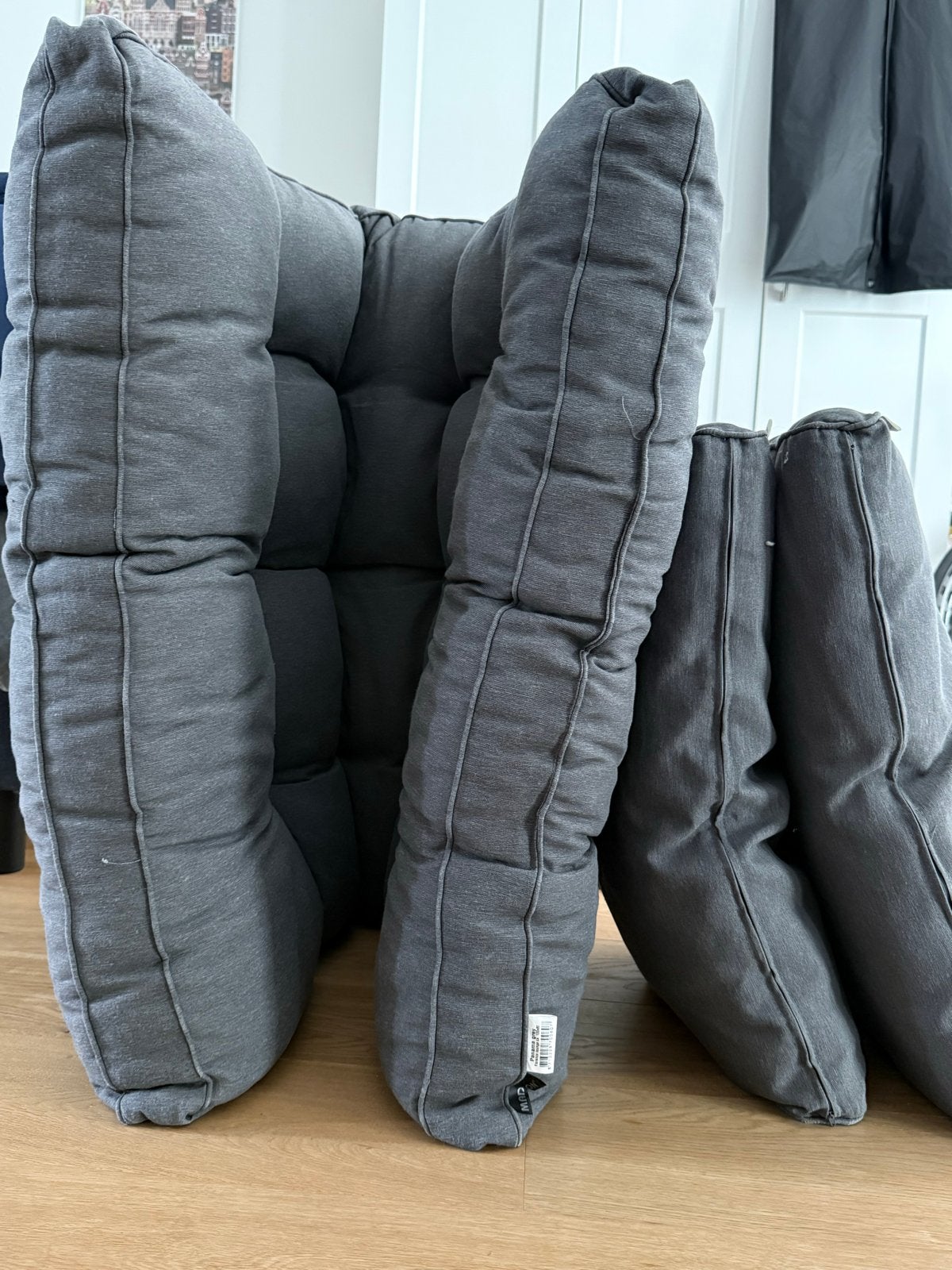 Madison Lounge Kussenset - Panama Grijs (3-delig), Tuin en Terras, Ophalen, Zo goed als nieuw