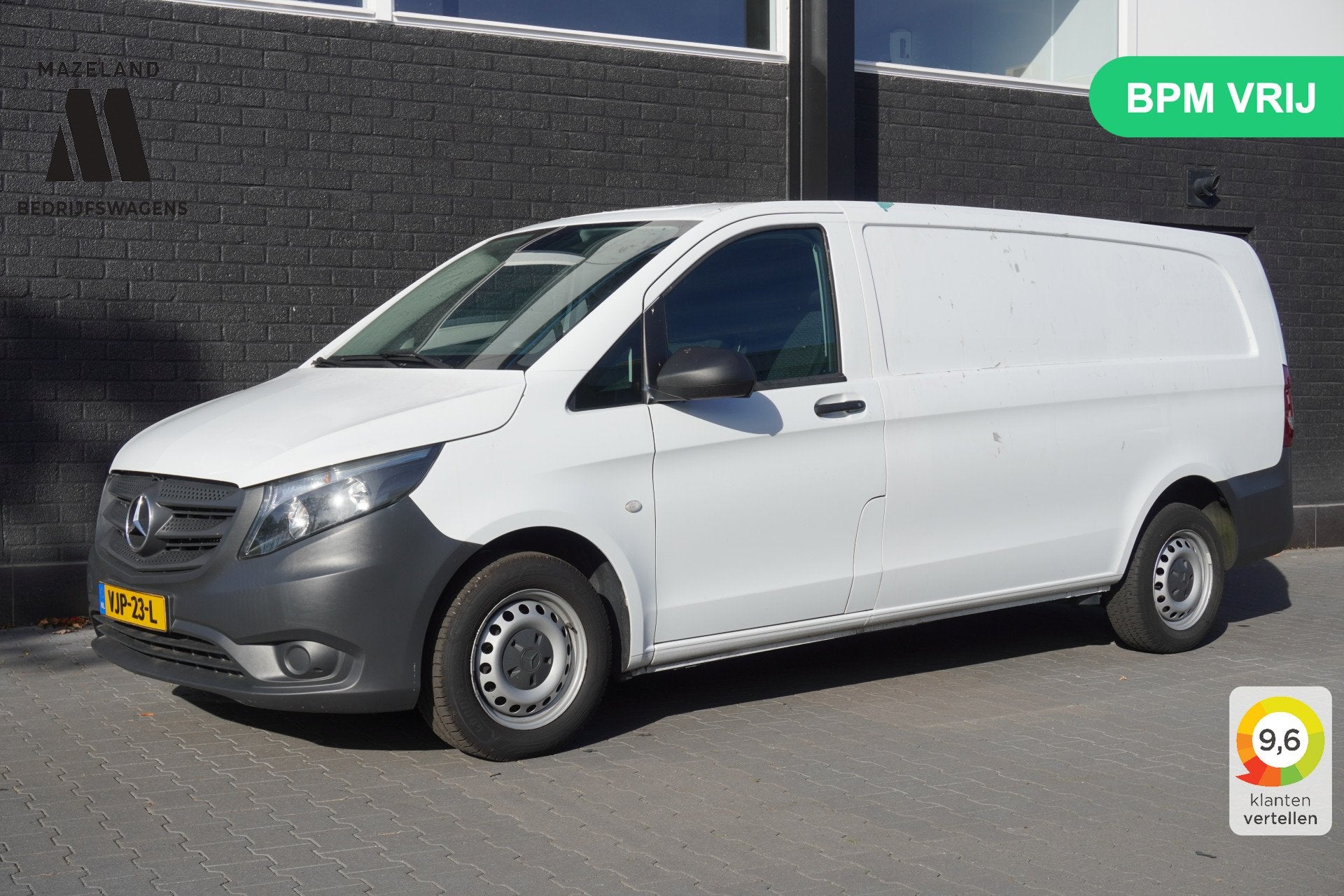 Mercedes-Benz Vito 110 CDI XL EURO 6 - Airco - Camera - €1, Voorwielaandrijving, Gebruikt, 4 cilinders, Wit