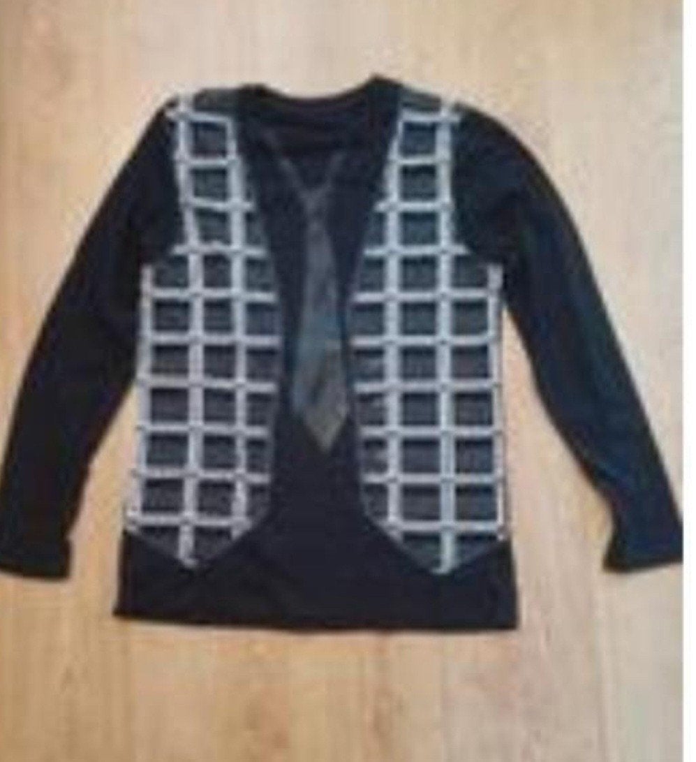 Feestelijk shirt maat XL, Ophalen of Verzenden, Zo goed als nieuw, Maat 56/58 (XL), Zwart