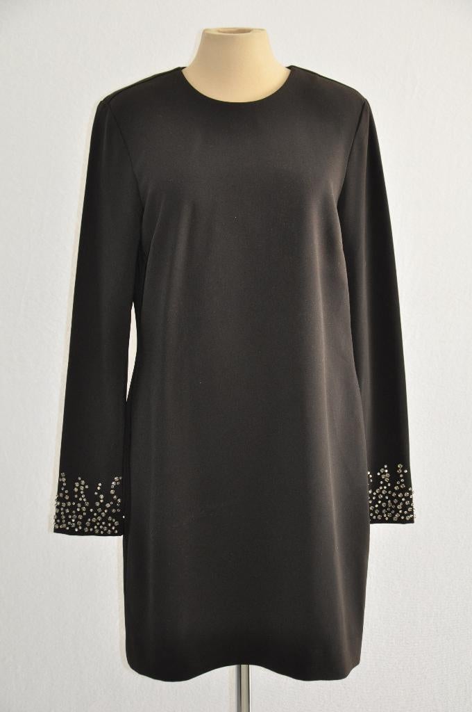 jurk m, 40, lbd m, 40, h&m jurk m, 40, jurk met lange mouwen, Maat 38/40 (M), Zwart, Nieuw, Ophalen of Verzenden